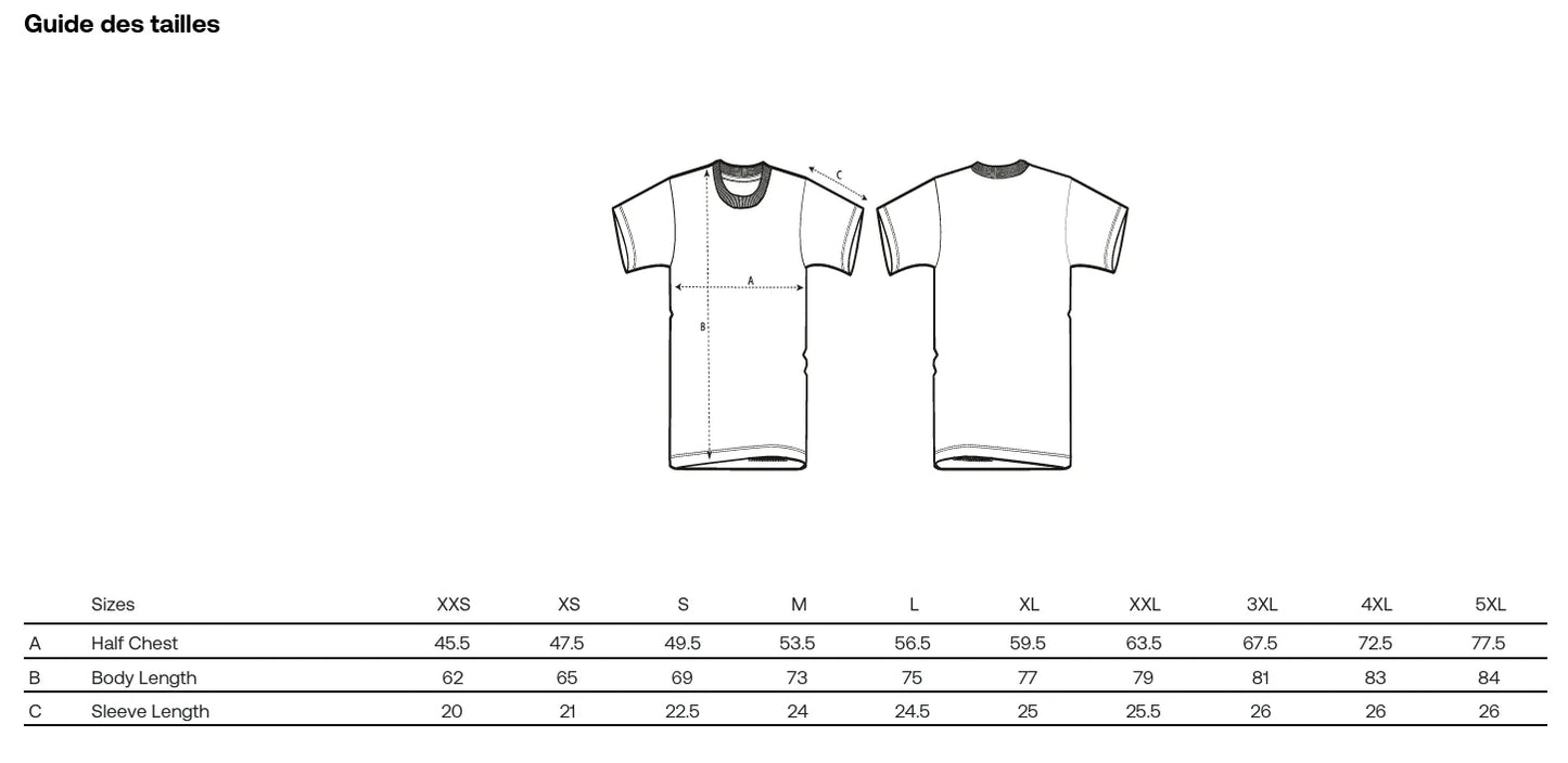 T-SHIRT | Blanc - Unisexe