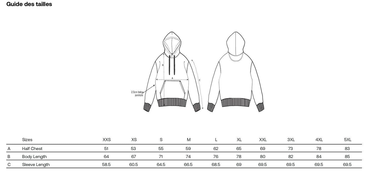 HOODIE | Navy - Unisexe