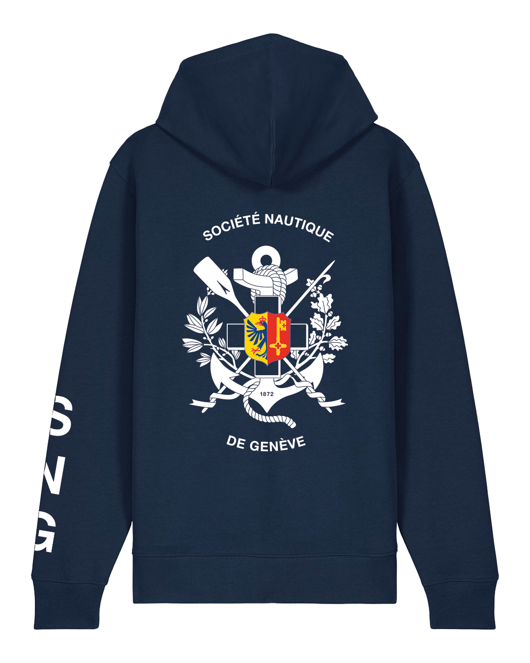 HOODIE ZIP | Navy - Unisexe