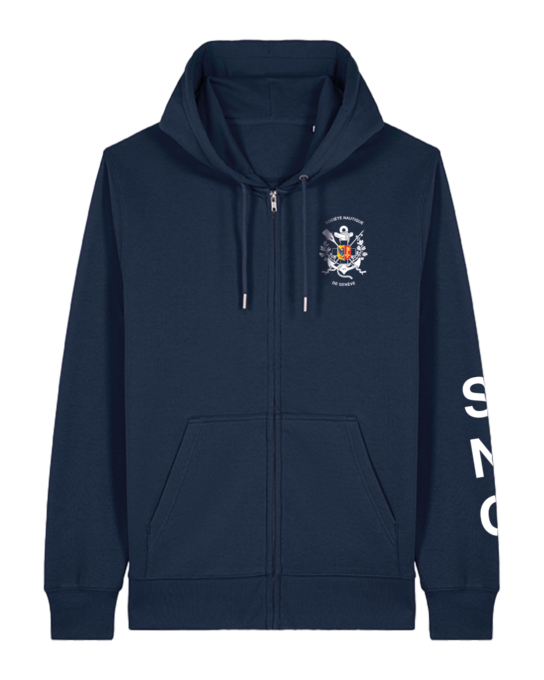 HOODIE ZIP | Navy - Unisexe